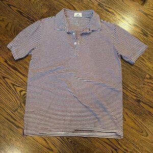 johnnie-O Boys Striped Polo Shirt (size 12)